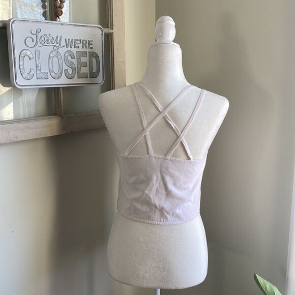 THANA Made in Italy Vintage Hand Beaded and Sequin with Side Zip Crop Top - Picture 6 of 8